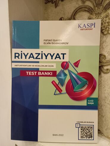 riyaziyyat test toplusu pdf yüklə: Riyaziyyat test bankı Nəzərinizə çatdıraq ki kitabın qatı açılmayıb