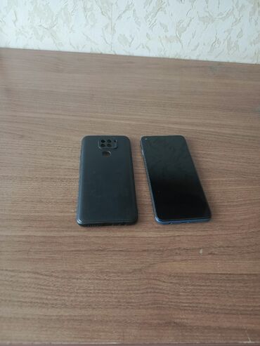 barter telfonlar: Xiaomi Redmi 9, 64 ГБ, цвет - Синий, 
 Отпечаток пальца