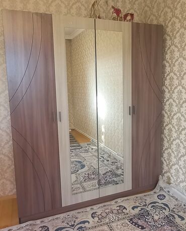 стенка кровать: 2 təknəfərlik çarpayı, Dolab, Termo, 2 tumba, Azərbaycan, İşlənmiş