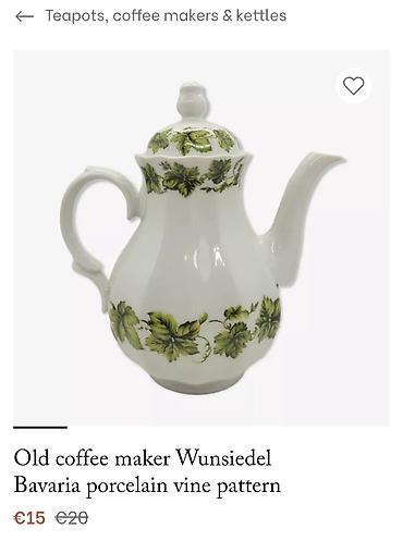 tea pre i posle: Servis za kafu,caj nemacka wunsiedel porcelan Bavaria 70te. Nemacki — 2