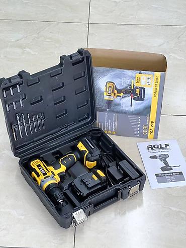 tools: Аккумуляторная дрель-шуруповерт ROLF TOP-24V Комплектация: - — 1