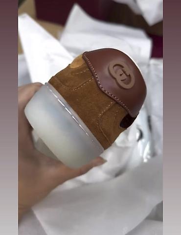 обувь drop: Кроссовки, 38, Gucci, Новый, цвет - Коричневый, Самовывоз, Платная доставка — 3