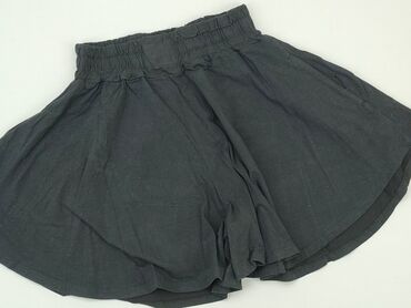 czarne bluzki ze srebrną nitką: Shorts, S (EU 36), condition - Very good