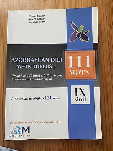 stranger things will: Məhsul: “Azərbaycan dili mətni toplusu – 111 mətn (IX sinif)” Təsvir — 1