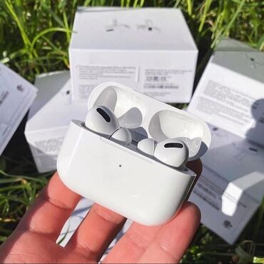 naushniki apple airpods 2: Вакуумдук, Apple, Жаңы, Электр зымсыз (Bluetooth), Классикалык