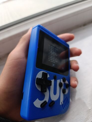 куда можно продать компьютер: Портативная игровая приставка SUP Game Box (синяя) - Компактная