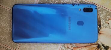 покупка продажа бу телефонов: Samsung Galaxy A30, Б/у, 32 ГБ, цвет - Голубой, 2 SIM
