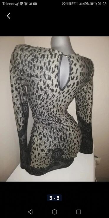 elegantna haljina i patike: Nova presavršena tigrasta model vrh ima elastina ml veličina ide