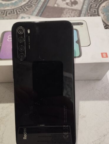 телефон redmi not 8: Redmi, Redmi Note 8, Б/у, 64 ГБ, цвет - Черный, 2 SIM