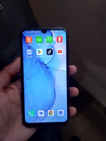 huawei mediapad t5 qiymeti: Honor 10 Lite, 32 GB, rəng - Qara, Barmaq izi