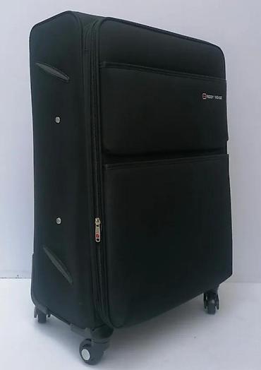 Putni koferi i torbe: Reddy Wenge kofer na točkiće – tekstilni, crne boje - Dimenzije — 6