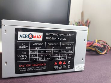 блоки питания maxxter: Азыктандыруу блогу, Колдонулган, 350 Вт, 350 Вт