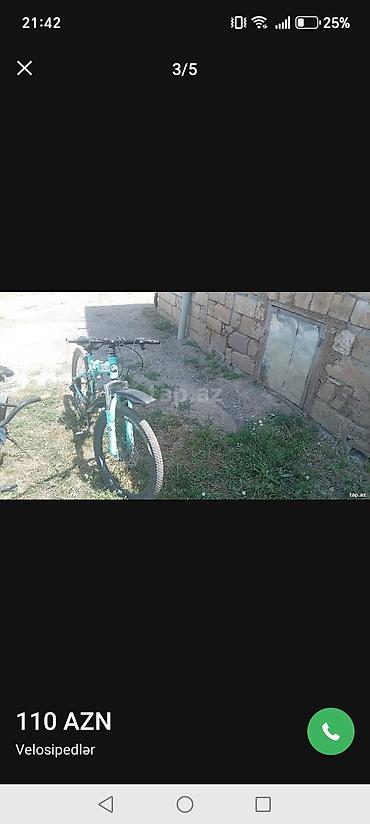 Kategoriya: Velosipedlər Qiymət: 110 AZN Şəhər/dağ tipli velosiped