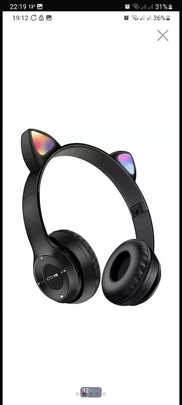 Qulaqcıqlar: P47 Wireless qulaqlıq Xüsusiyyətlər: - Simsiz bağlantı: Bluetooth — 6