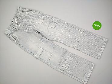 lniane spodnie pull and bear: Bershka, Spodnie cargo damskie, rozmiar 2XS — 3