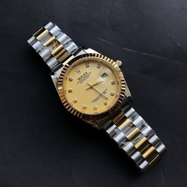 купить золотые часы в бишкеке in Кыргызстан | АВТОЗАПЧАСТИ: Бренд Rolex
• Кварцевый механизм
• Индикатор даты
• Металлический ко