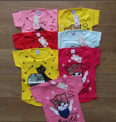 детские костюмы бишкек: Детские футболки. (Мальчик, девочка) Производство Узбекистан. Цена