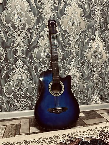 esp ltd: Акустическая гитара с вырезом (cutaway), 6 струн, цвет сине‑чёрный — 2