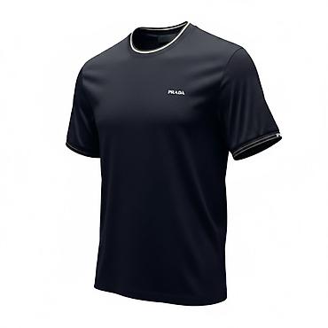 мужские футболки prada: Мужская футболка, M, L, XL, Prada, Новый, цвет - Белый, Самовывоз, Платная доставка — 4