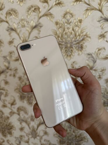 Apple iPhone: IPhone 8 Plus, 64 GB, Rose Gold, Barmaq izi, Simsiz şarj, Sənədlərlə