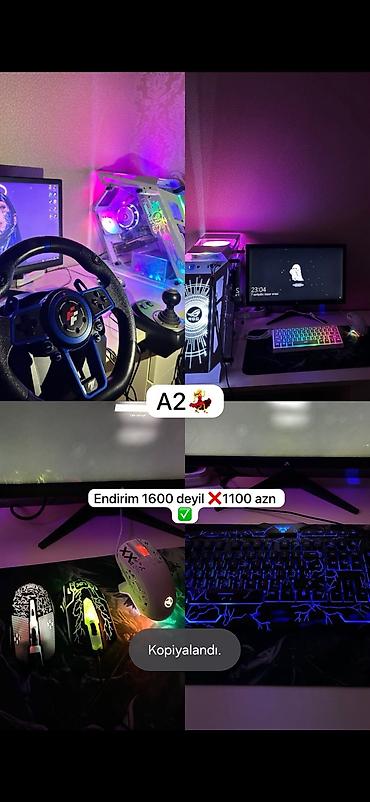 AYNUR 2 💃 Tam Komplekt Oyun və İş Kompüteri – *1100 AZN* Kompüter + lalafo.az -da AYNUR 2 💃 Tam Komplekt Oyun və İş Kompüteri – *1100 AZN* Kompüter +