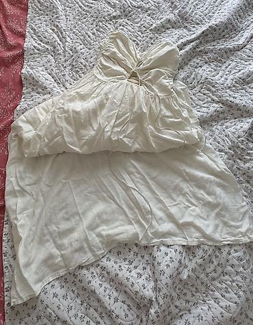 платье лен: Повседневное платье, Лето, Длинная модель, Лен, Сарафан, S — 2