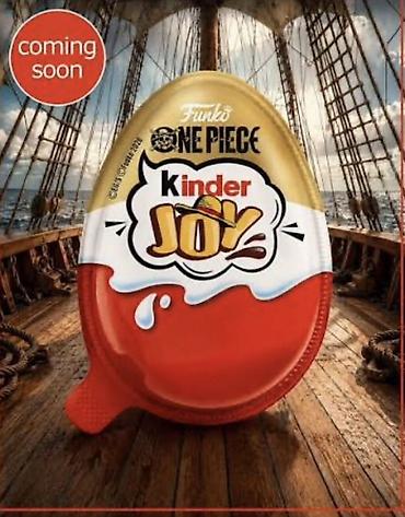 киндеры осд: Kinder Joy x One Piece (Funko) — лимитированная серия шоколадного — 1