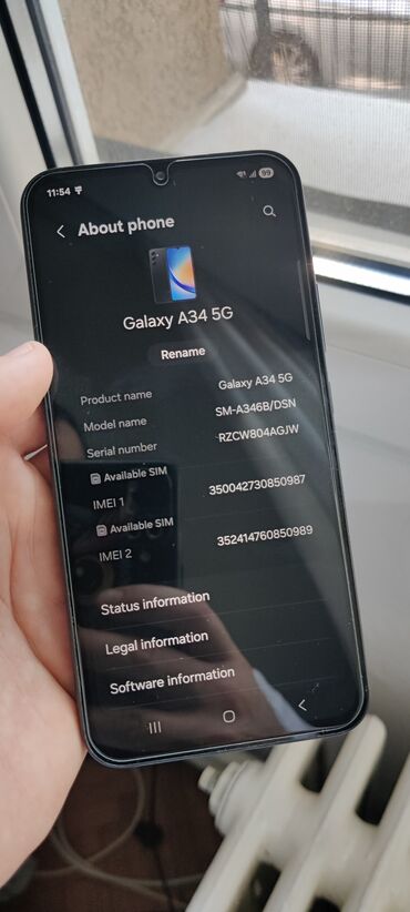 Samsung: Samsung Galaxy A34 5G, 128 GB, bоја - Crna, Dual SIM, Face ID, Otisak prsta — 8