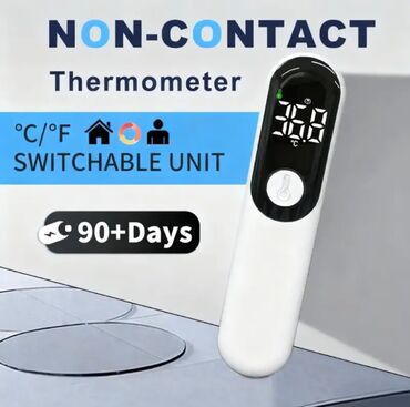 Termometrlər: Təmasız rəqəmsal termometr - İnfraqırmızı, təmas olmadan ölçüm - C/F — 8