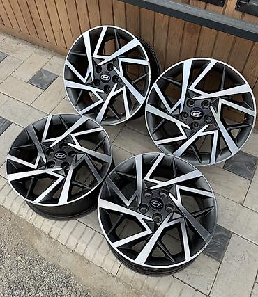 kia ключ: Литые Диски R 18 Hyundai, Комплект, отверстий - 5, Б/у — 2