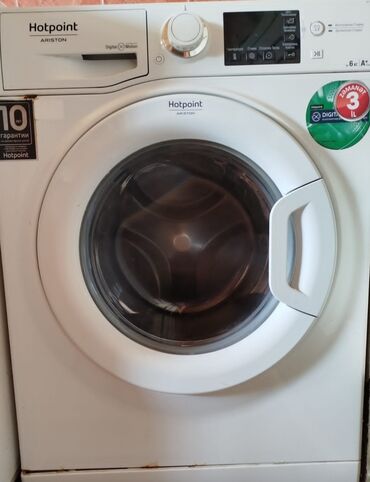 işlenmiş qaz: Paltaryuyan maşın Hotpoint Ariston, 6 kq, İşlənmiş, Avtomat, Qurutma var, Ünvandan götürmə