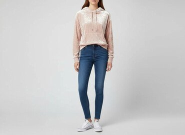 bluzy dresowe guess: New Look, Кофта з каптуром жіноча, розмір S