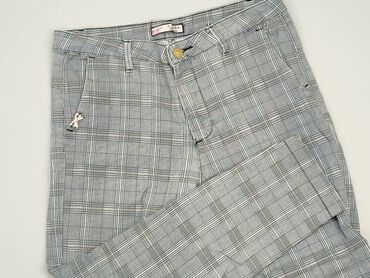 bluzki damskie dla puszystych: Material trousers, L (EU 40), condition - Good