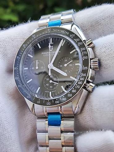 Ručni satovi: PAGANI DESIGN PD-1701 -Crni- Omega Speedmaster Moonwatch Potpuno nov — 4