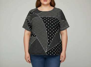 bluzka body plus size: Bluzka damska, rozmiar 7XL