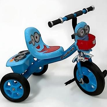 rocker velosiped: Üçtəkərli uşaq velosipedi 953256-RB – mavi 953256-RB üçtəkərli uşaq — 1