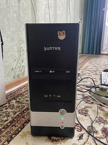 широкий монитор: Компьютерный комплект Sunter + монитор LG, клавиатура + колонки — 1