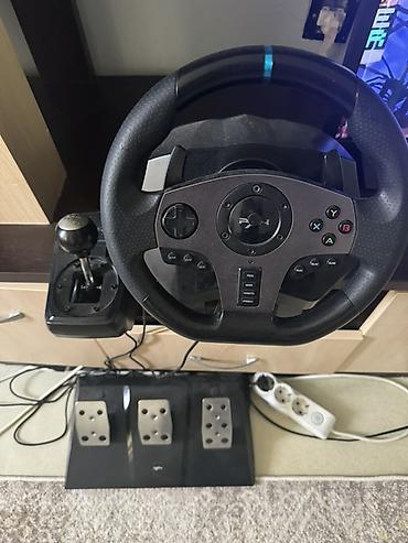ps4 oyun diskləri: Logitech G29 Driving Force yarış sükan dəsti - 900° fırlanma bucaqlı — 1