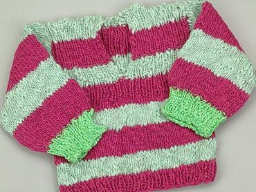 letni sweterek na szydełku: Sweter, 0-3 m, stan - Dobry