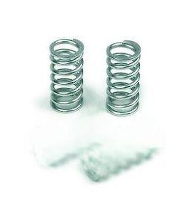 set malih gedora: Set od četiri kompresione opruge, izrađene od metala srebrne boje — 2
