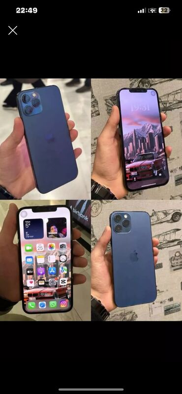 запчасти на телефон флай изи 3: IPhone 12 Pro Max, 256 ГБ, Matte Midnight Green, Отпечаток пальца, Face ID