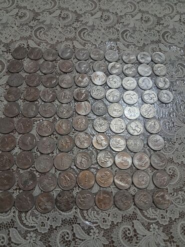 Sikkələr: ABŞ sikkələri – qarışıq lot - Növ və nominalar: quarter dollar (25¢) — 30