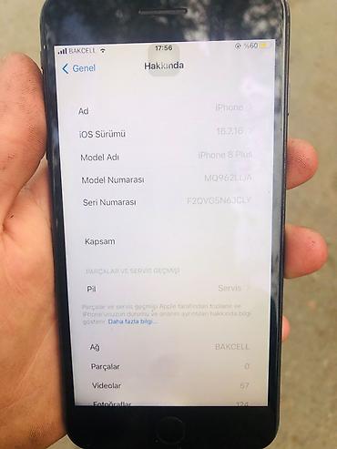 iphone 13 gence: IPhone 8 Plus, Jet Black, Barmaq izi — 8