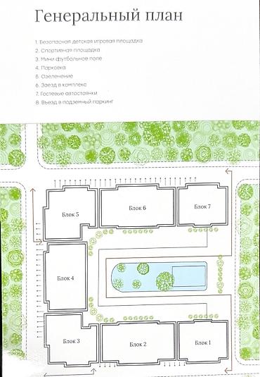 квартиры рассрочка: Строится, Элитка, 1 комната, 49 м² — 3