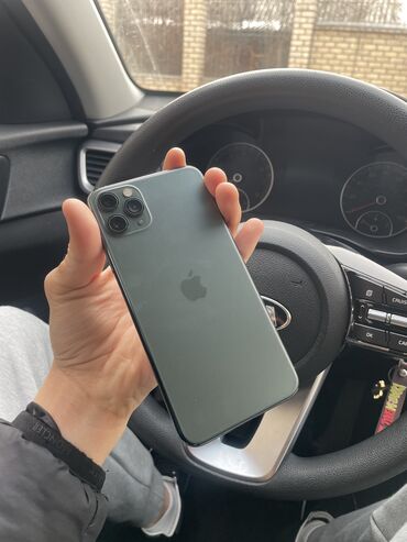 купить айфон 5: IPhone 11 Pro Max, Б/у, 64 ГБ, Alpine Green, Защитное стекло, Чехол, 75 %