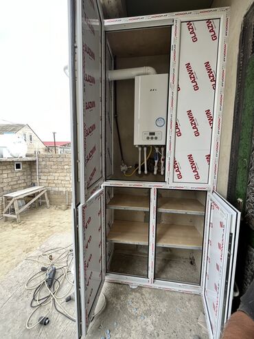 Plastik pəncərələr: Yeni İkiqat şüşə paketi Plastik pəncərə, Еni: 50 sm, Uzunluğu: 100 sm, Pulsuz quraşdırma — 3