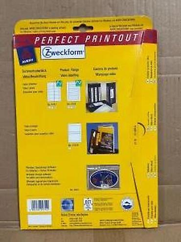Kasete, CD i DVD: Avery Zweckform Video Labels – Stick & Lift, No. 4742 - — 11