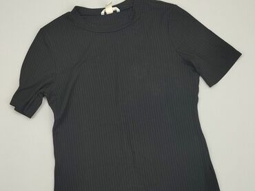 bluzki w cekiny damskie: T-shirt, H&M, L (EU 40), condition - Good