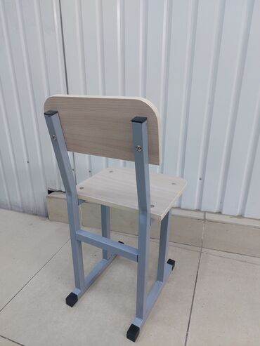 Парты: Школьная парта с двумя стульями. Размеры Д*Г*В 110см*50см*60см — 9