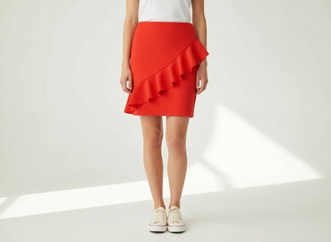 spódnice plisowane różowa midi: Sinsay, Спідниця жіноча, розмір M